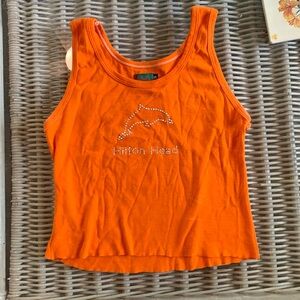 beachy dolphin tank top